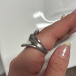 Steel ring new gray