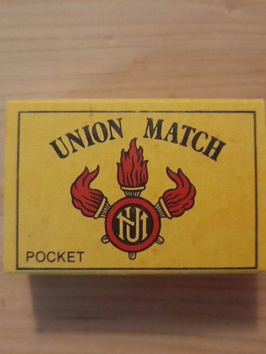 Union Match unused matchbox