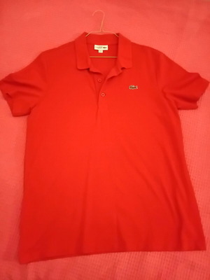 Πόλο Lacoste κόκκινο μέγεθος M καινούριο