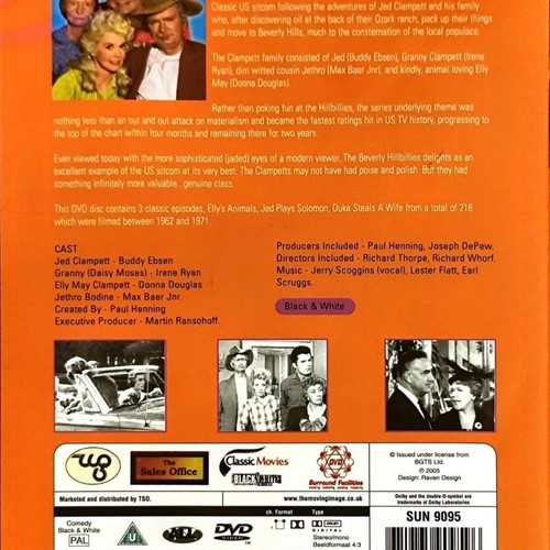 The Beverly Hillbillies DVD comedy used