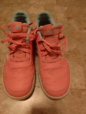 Adidas 37 1/3 δερμάτινα αθλητικά μεταχειρισμένα, ροζ