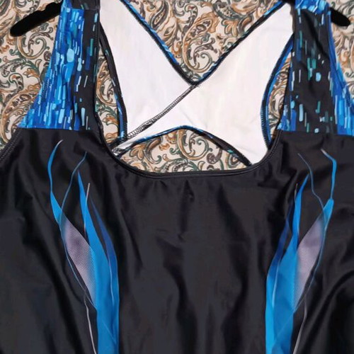 Athletic swimsuit 5XL new, blue