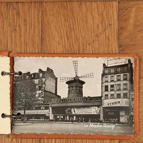 Miniature album with Paris photos used