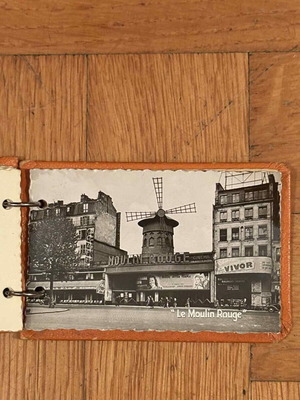 Miniature album with Paris photos used