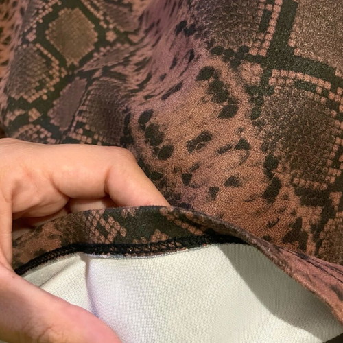 Mini dress Zara animal print like new, brown