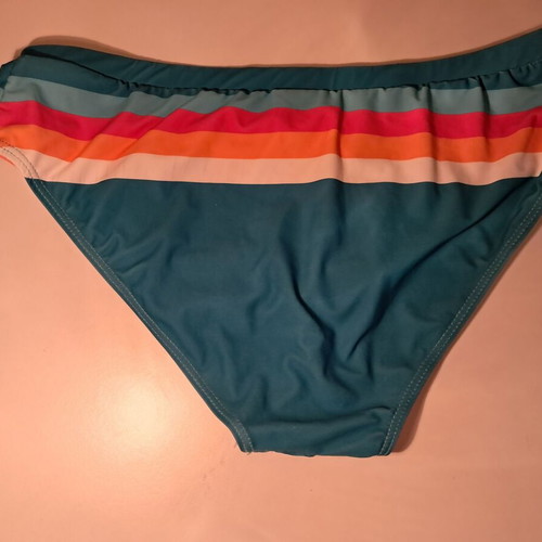 Men's swim briefs new, petrol and dark turquoise, size M