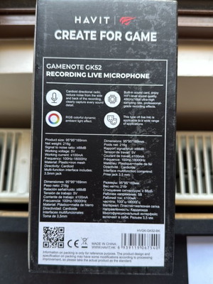 Havit GK52 microphone new sealed