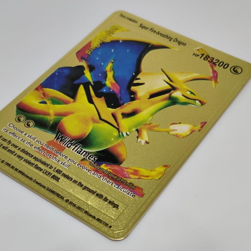Metal Pokemon Charizard Game Freak card -  12,00 - Vendora.cy