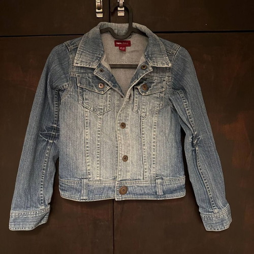 H&M L.O.G.G. kids denim jacket like new, size 9–10 years (140)