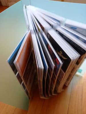 Phone cards collection used 300+ with album and sleeves