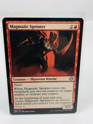 Magmatic Sprinter Magic The Gathering card used