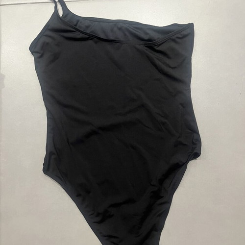 ASOS Black One-Shoulder Swimsuit like new, size M