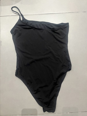 ASOS Black One-Shoulder Swimsuit like new, size M