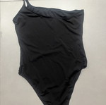 ASOS Black One-Shoulder Swimsuit like new, size M
