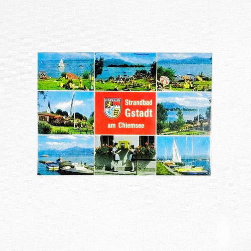 Vintage Gstadt am Chiemsee Multi-View Postcard New