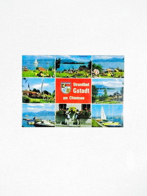 Vintage Gstadt am Chiemsee Multi-View Postcard New