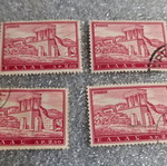 Greek stamps used, pack of 4, Minoan era