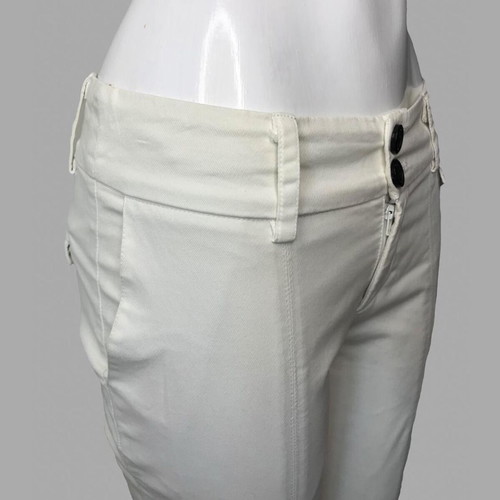 White low-rise Chino pants used, size XS