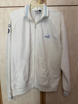 Puma men's jacket, white, size M