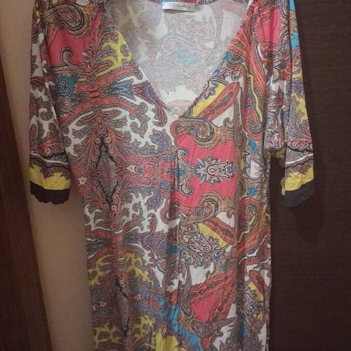 Fürstenberg dress paisley print used, one size
