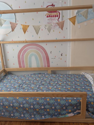 Montessori bed, solid wood, custom made