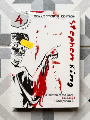 Stephen King 4 DVD box set καινούργιο με ελληνικούς υπότιτλους