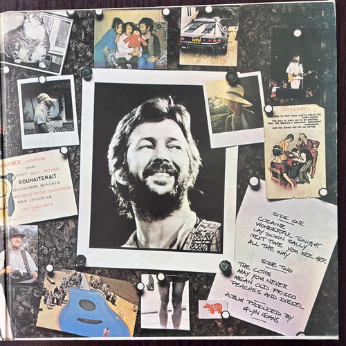 Eric Clapton Slowhand vinyl record used, rock