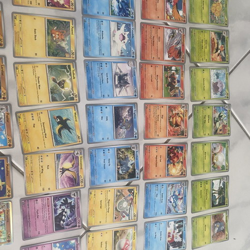Pokemon cards set Paldea Evolved, 89 single cards like new