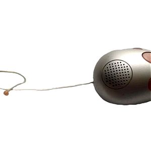 Ραδιόφωνο επιτραπέζιο ασημί mini mouse 10cm