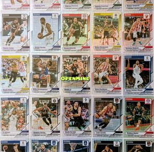 ΣΕΤ 110 ΜΟΝΩΝ ΚΑΡΤΩΝ /275 & ΜΕΜΟΝΩΜΕΝΕΣ PRESS PROOF /275 DONRUSS EUROLEAGUE 2024-25