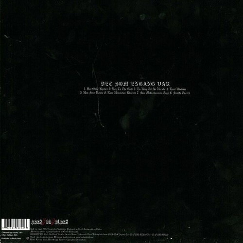 Burzum Det Som Engang Var βινύλιο καινούργιο, LP, picture disc, reissue, gatefold