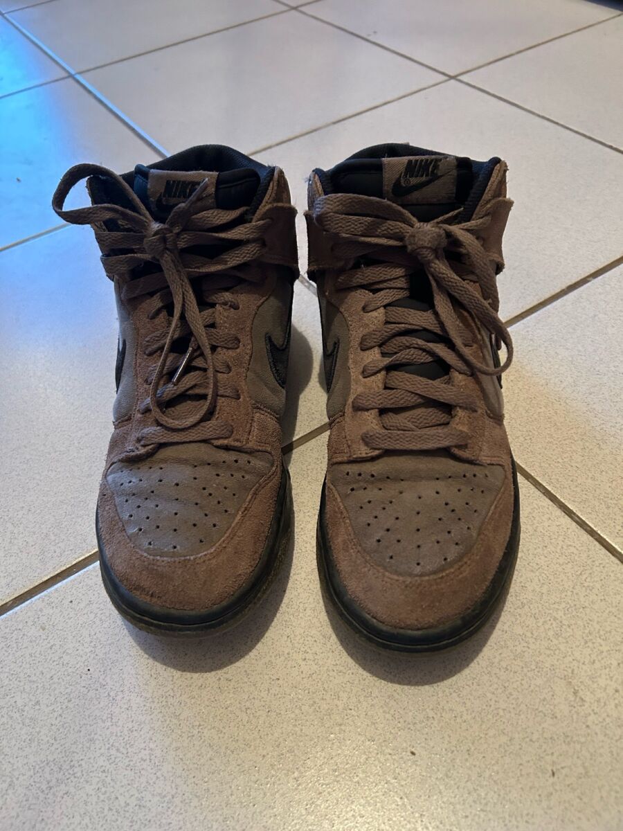 nike sb dunk high dark mushroom