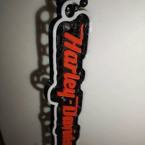Harley-Davidson Set of 4 Keychains New with 3D Printing