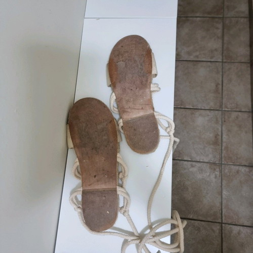 Philosophy x Manebi sandals like new, size 39, white