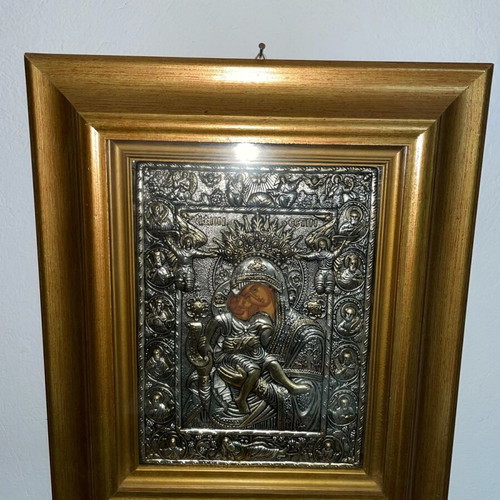 Holy Icon Axion Esti Gold And Silver Plated Like New