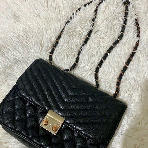 Black crossbody bag used
