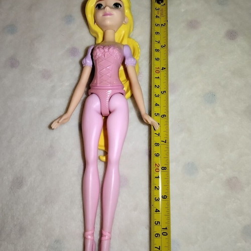 Rapunzel Water Ballet doll used, Disney Princess, 30 cm, Mattel 2020