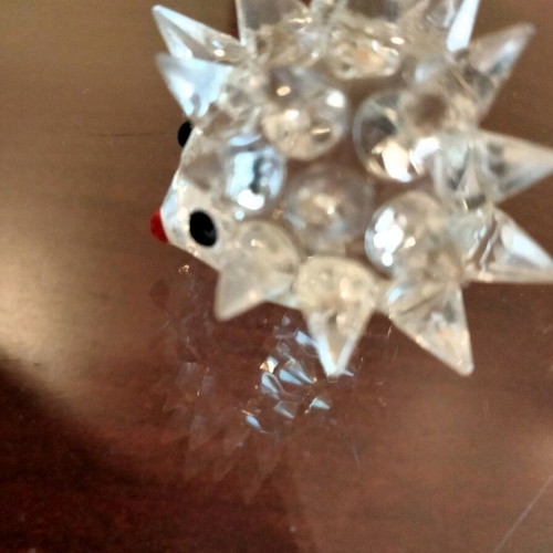 Crystal hedgehog miniature like new