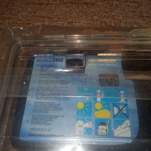 Samsung underwater single-use camera new