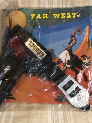 Far West toy made in Greece Biotsiot 1970s used, collectible