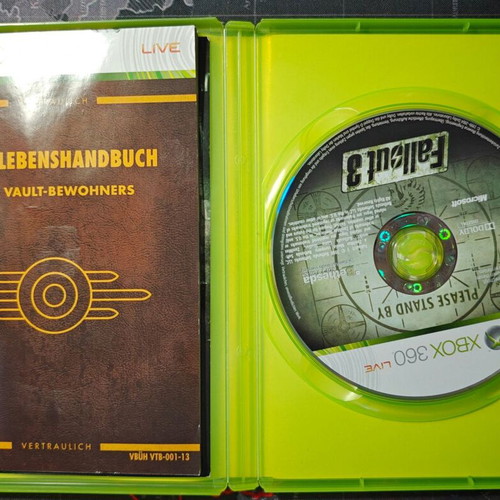 Xbox Fallout 3 used with manual and case