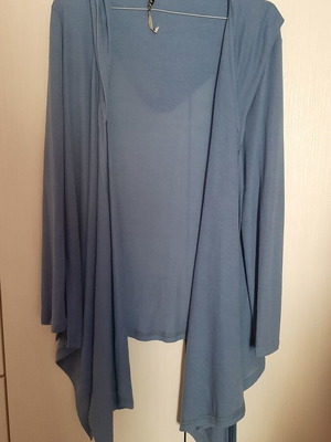 Asymmetric cardigan VENER like new, blue navy