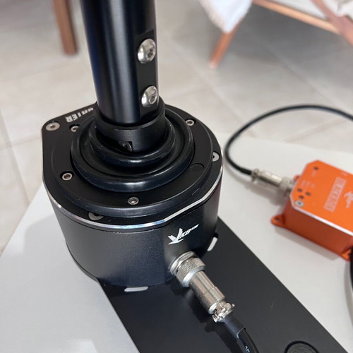 VKB Soviet Fighter MCG Pro Grip joystick with Gunfighter Mk.II and base mount like new