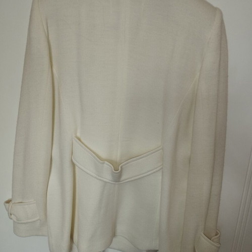 Ysatis white classic jacket like new, size L