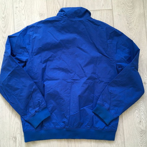 Fred Perry men's windbreaker jacket used, size L, bomber style, blue