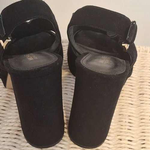 Michael Kors leather sandals like new, size 38, black
