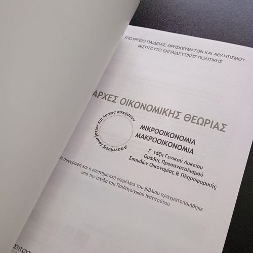 Principles of Economic Theory Exercise Solutions Book like new