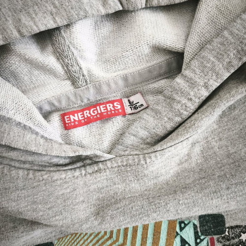 Energiers sweatshirt used, gray, size 116