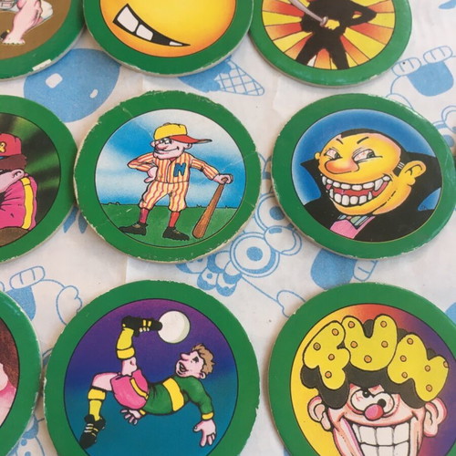 Hoppies caps green collection 27 pieces like new, 90s