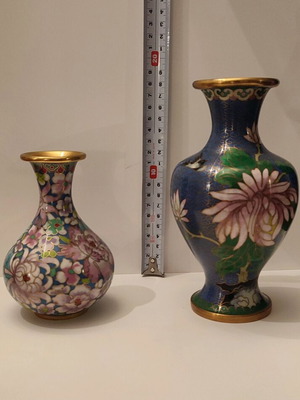 Cloisonné collection 19 pieces like new, vintage decorations